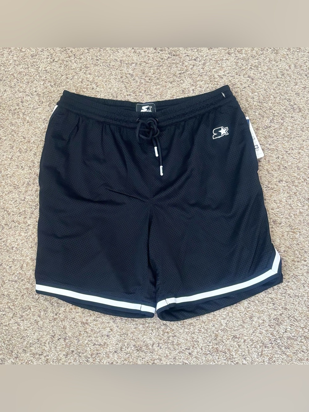 Starter Men's Classic-Fit Mesh Basketball Shorts Size: Large